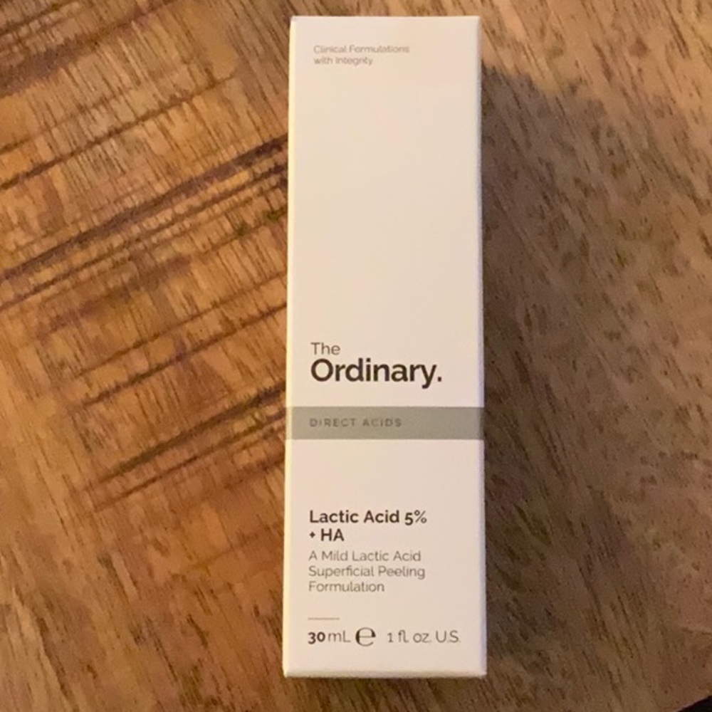 The Ordinary Lactic Acid 5%+HA 30ml NWT